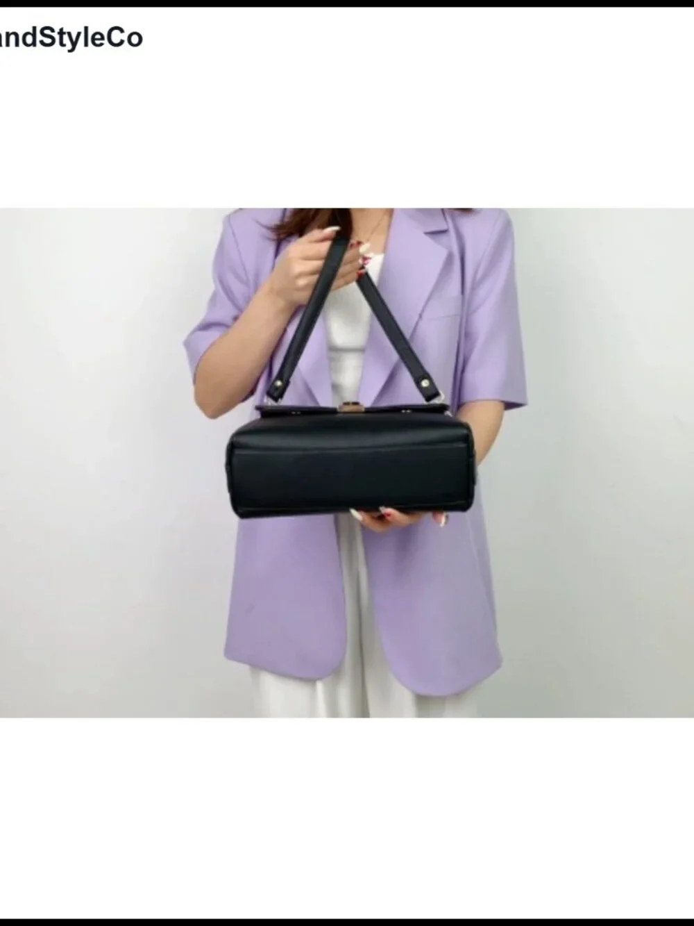 Faux Leather Tassel Crossbody Bag Multi Pockets Shoulder Purse Adjustable Strap